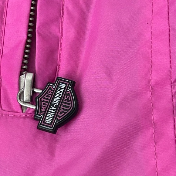 Harley-Davidson Vibrant Pink Kids Puffer Jacket‎ - Picture 7 of 11
